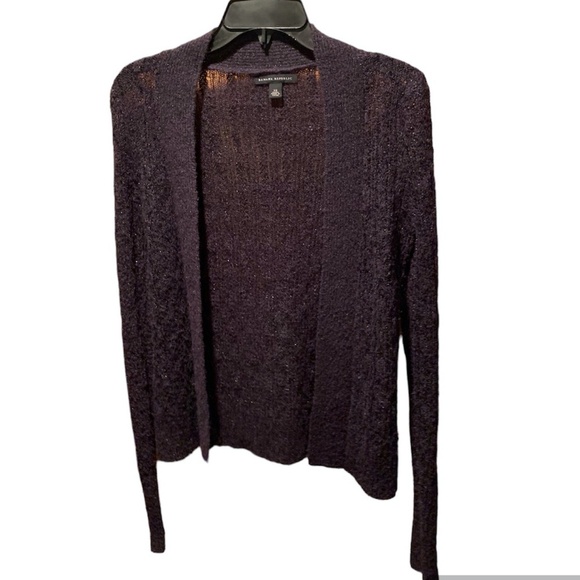 Banana Republic Mohair/Wool Blend Open Front Cardigan Navy XS - Picture 1 of 6